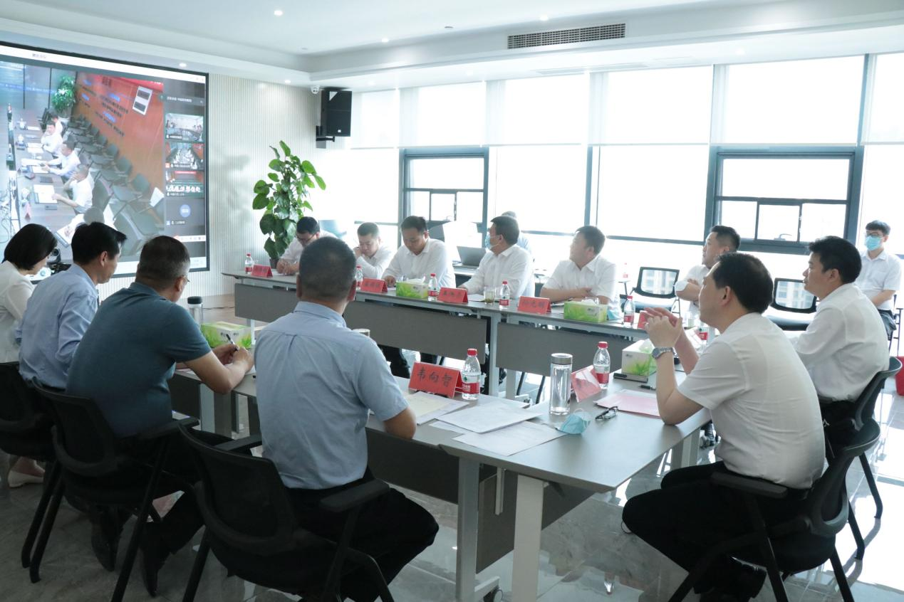 华信建投集团与中建八局召开项目会谈会