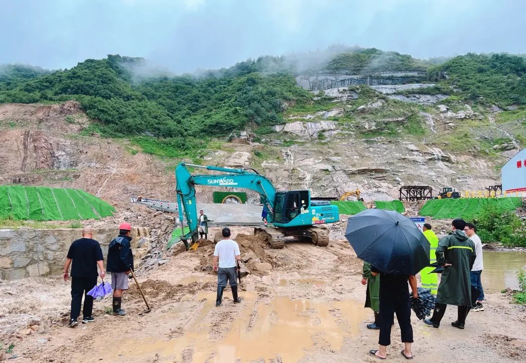 强降暴雨天气来袭，信阳300MW压缩空气储能项目紧急开展防汛备汛
