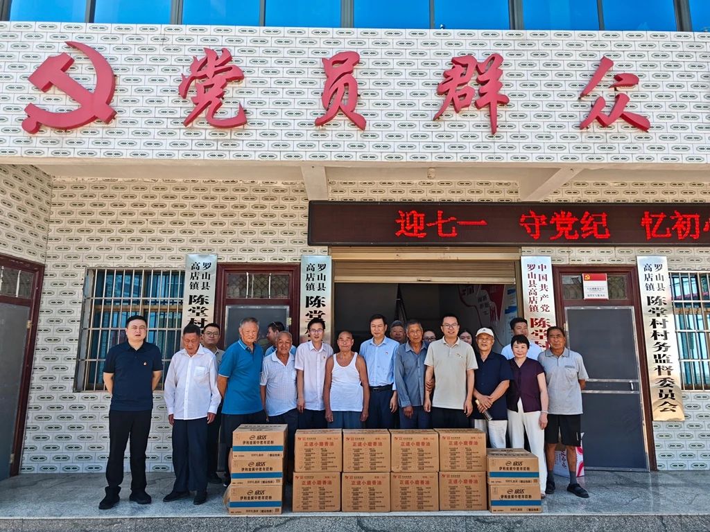 红心向党践初心 服务乡村显担当——信阳华信建投集团与陈堂村联合开展