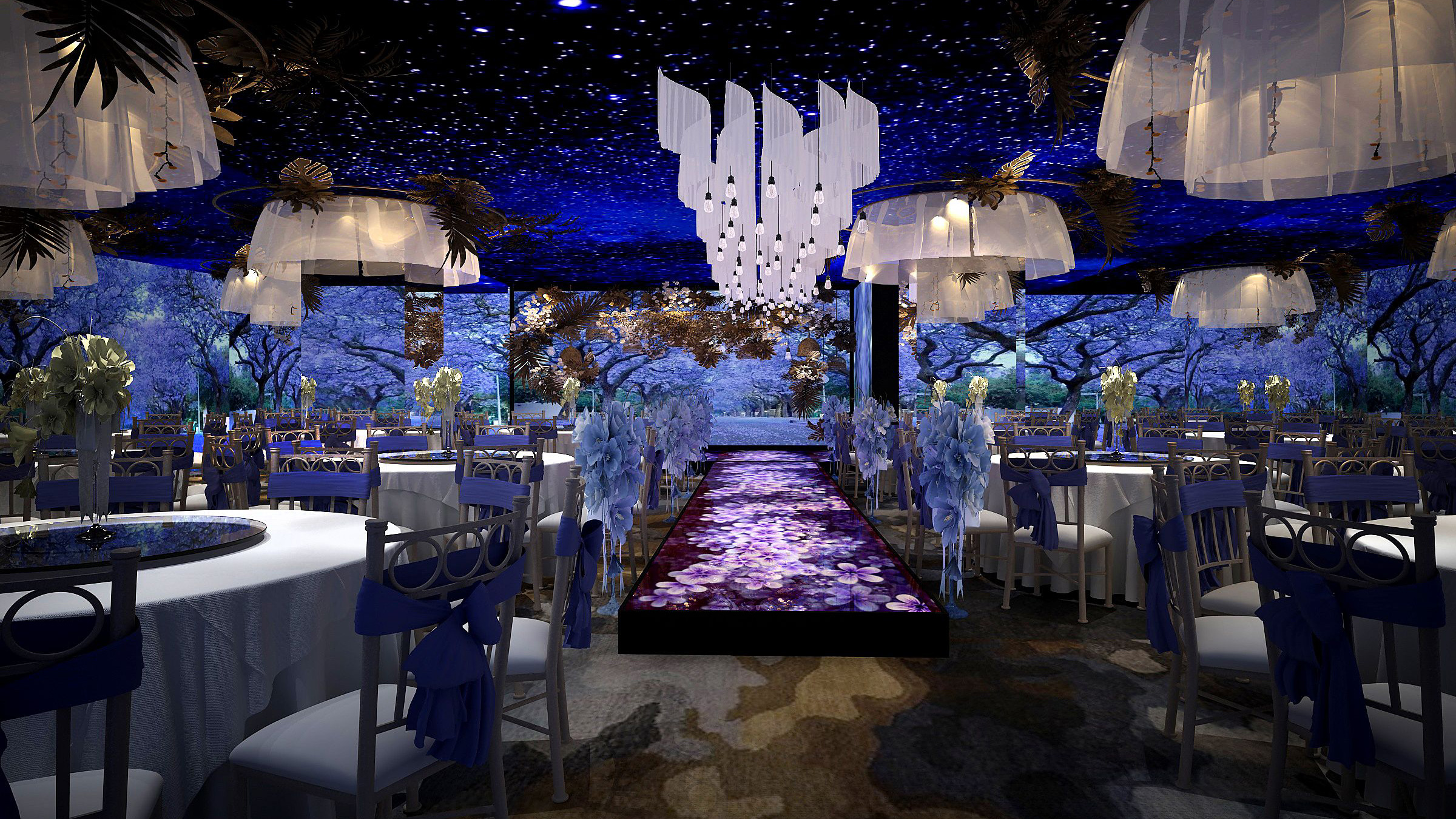 石代科技5d全息宴会厅 - 打造沉浸式梦幻全景婚礼(图2)