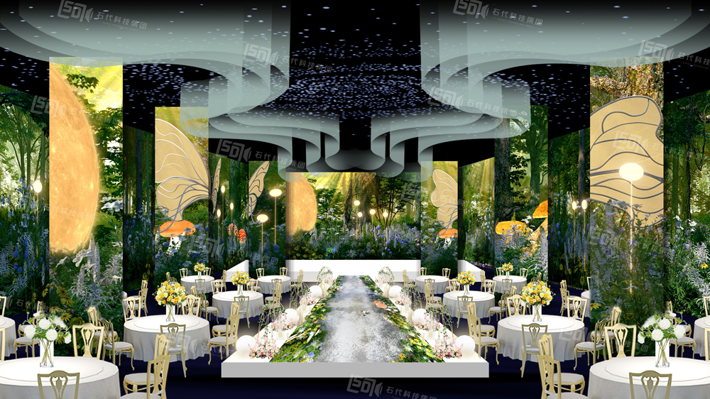 5D全息光影宴会厅，一厅多用打破“婚礼堂”单一场景，成宴会型餐饮增收新利器！(图2)