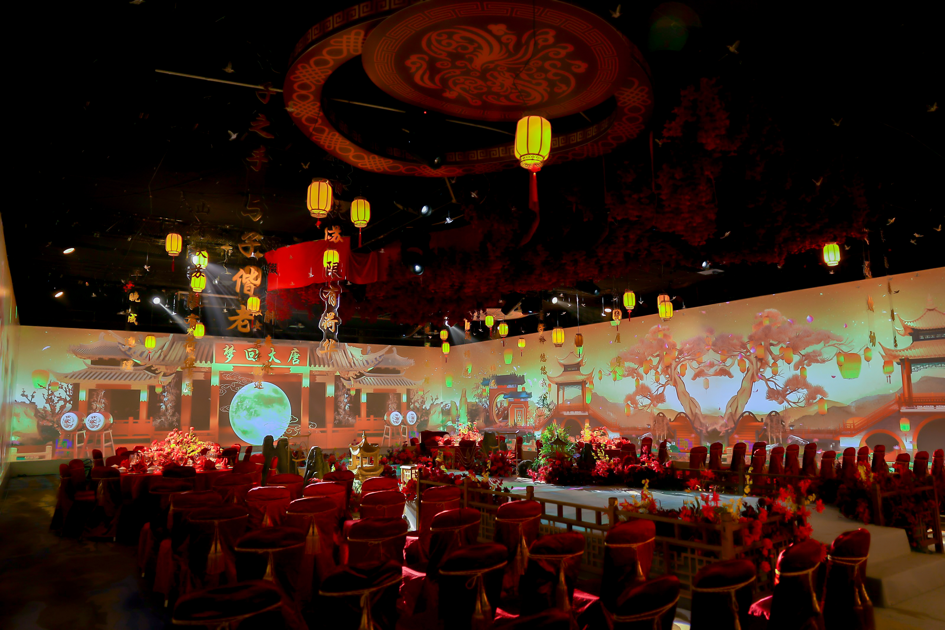 石代科技联合深圳龙华希尔顿逸林酒店“梦回大唐”中式5D全息光影婚礼发布会圆满收官，开辟宴会营销新纪元(图2)