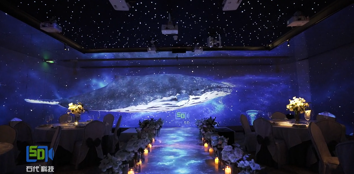 石代5D宴会厅：《拾梦鲸海》带你领略星河浪漫(图1)