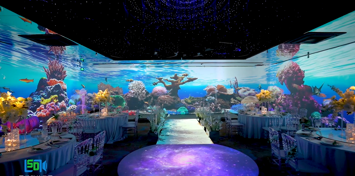 石代5D全息宴会厅：酒店宴会厅一厅多用，各种宴会需求通通满足   (图1)