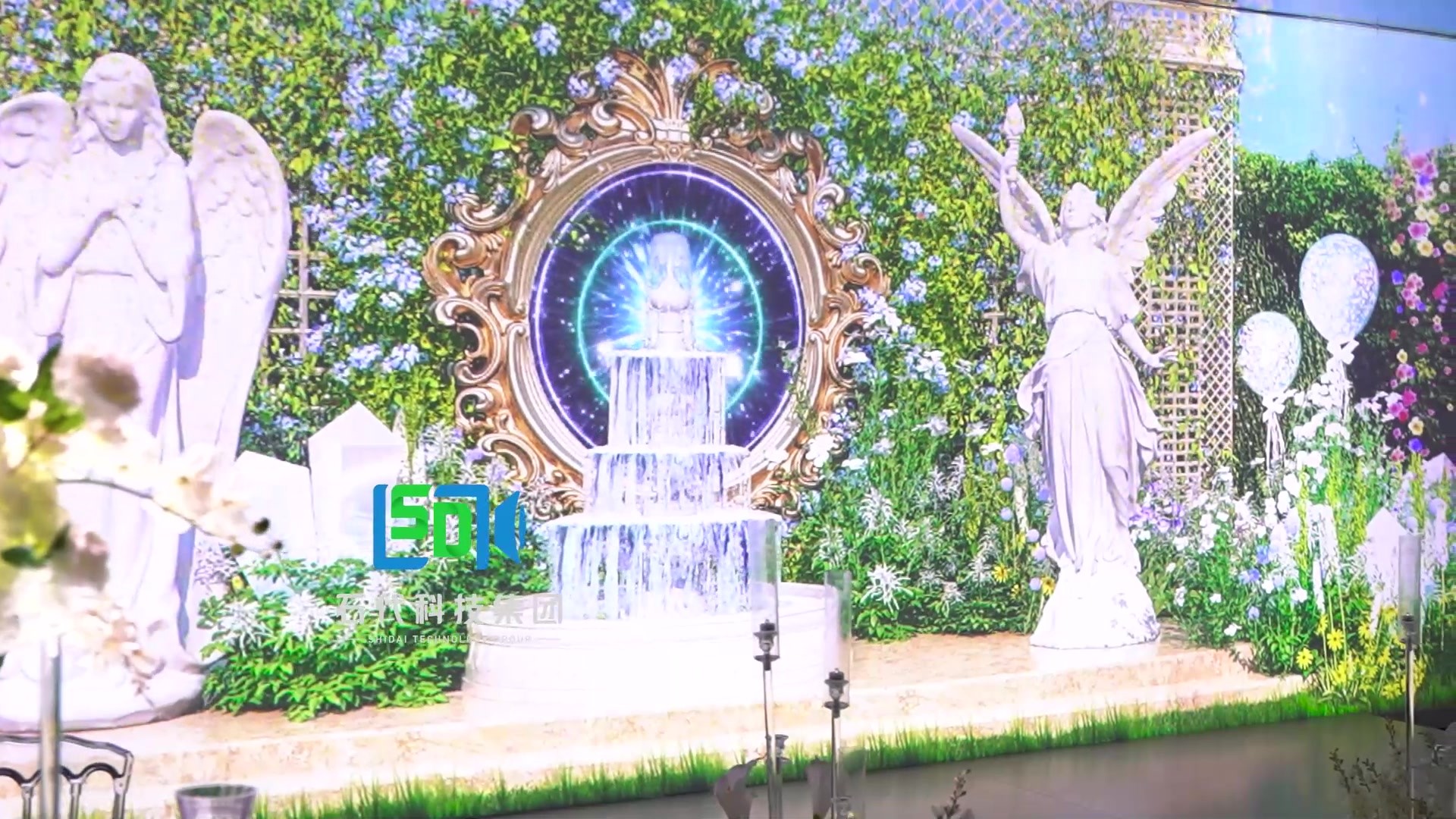 石代5D宴会厅：沉浸式光影场景满足新人重视的婚礼仪式感(图1)